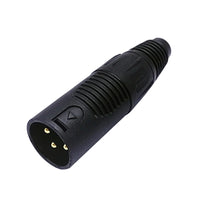 XLR 3 Pin Male/Female  Mic Microphone Connector Easy Installation XLR Plug Microphone Connector Jack