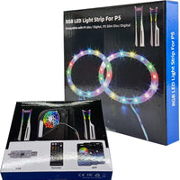 New RGB Pickup Gaming Lighting For PS5 Console With Remote APP Control Game Atmosphere Light for PS5 Slim/PS5 Pro Console