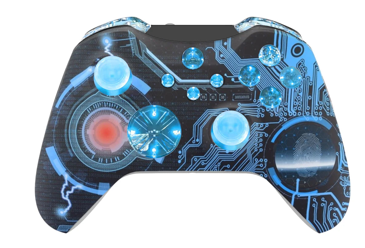 Controller For XBox One/Series S/X/PC Console Wireless Controllers Dual Vibration Hall Effect 6-Axis Gyro FUNC W/ RGB Gamepad