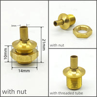 2 Pieces High Quality Brass Material Cable Grips Copper Cord Metal Grips Wire Lock Brass Strain Reliefs DIY Lighting Parts