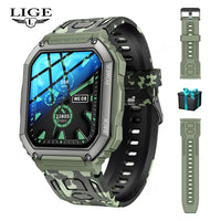 LIGE 2Smart Watch IP67 Waterproof Original Design For Men Bluetooth Call New Smartwatches Health Monitor With 100+ Sports Modes