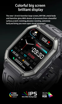 LIGE 2Smart Watch IP67 Waterproof Original Design For Men Bluetooth Call New Smartwatches Health Monitor With 100+ Sports Modes