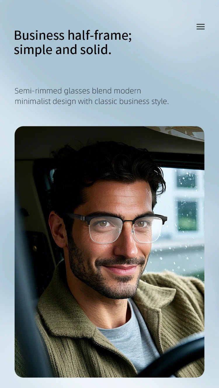 Smart bluetooth glasses innovative replaceable frame New TR square detachable Bluetooth glasses AI translation g07 glasses