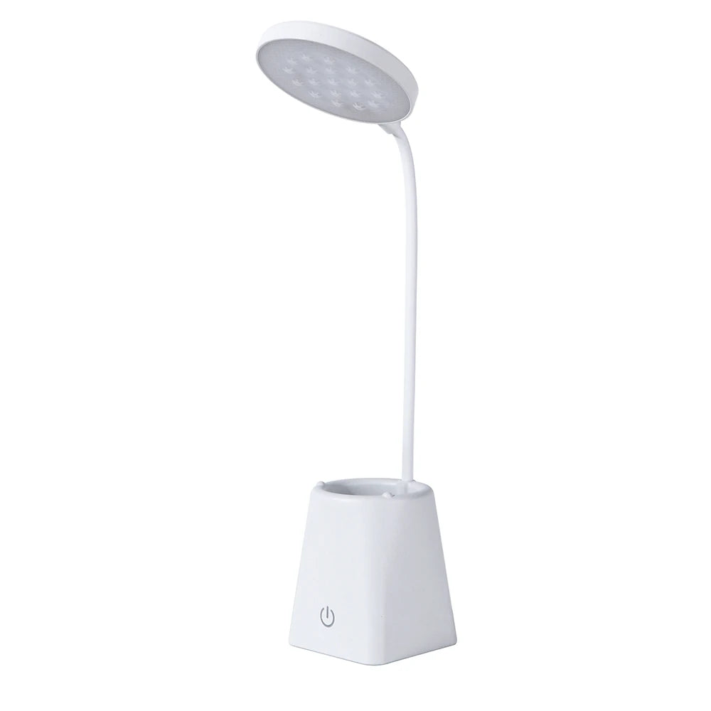 Kids Study LED Table Lamp Safe Touch Control Dimmable Led Light USB Power Gift for Children Warm/Natural White 5V Portable