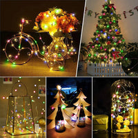 50M 100M LED Fairy Lights Outdoor Waterproof Bendable Indoor String Light for Christmas Home Garden Party Wedding Decoration