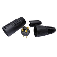 XLR 3 Pin Male/Female  Mic Microphone Connector Easy Installation XLR Plug Microphone Connector Jack