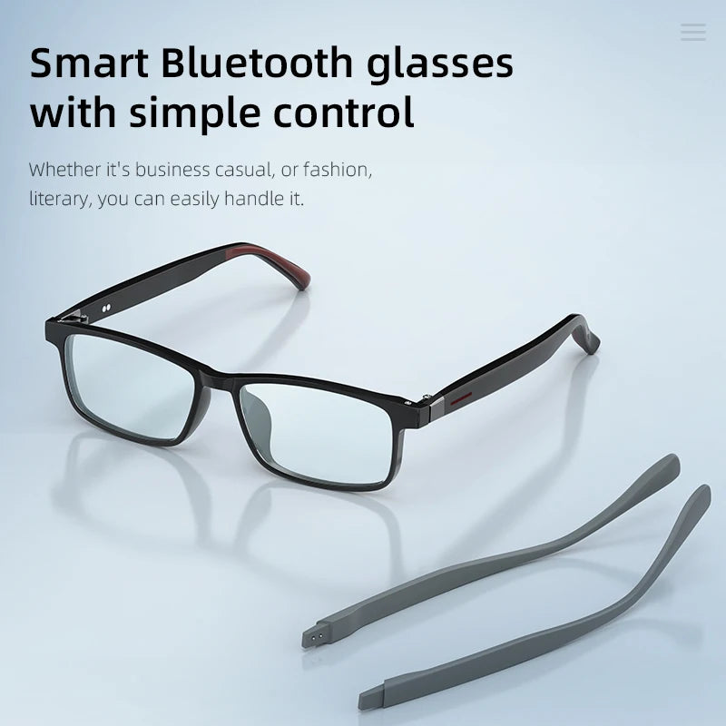Smart bluetooth glasses innovative replaceable frame New TR square detachable Bluetooth glasses AI translation g07 glasses