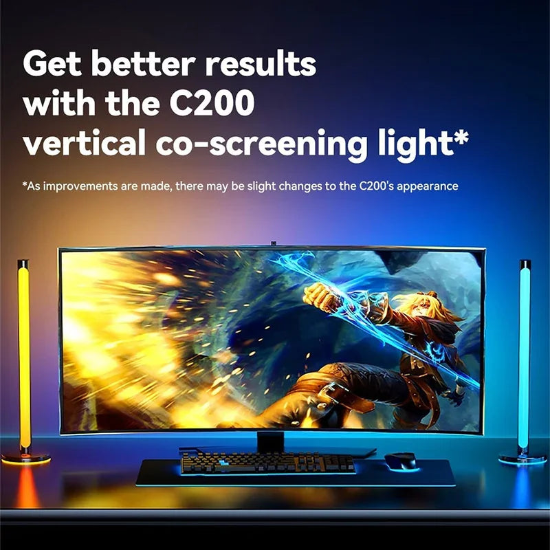 LED Light Strip Computer Screen Colar Sync Monitor Ambilight RGB Lights Ambient Lighting PC Backlight Pickup Light for Game Room
