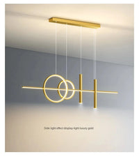 Modern Dining Room Pendant Lamp Nordic LED Ceiling Chandelier Light Luxury Minimalist Restaurant Tables Bar Counter Hanging Lamp