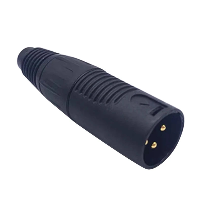 XLR 3 Pin Male/Female  Mic Microphone Connector Easy Installation XLR Plug Microphone Connector Jack