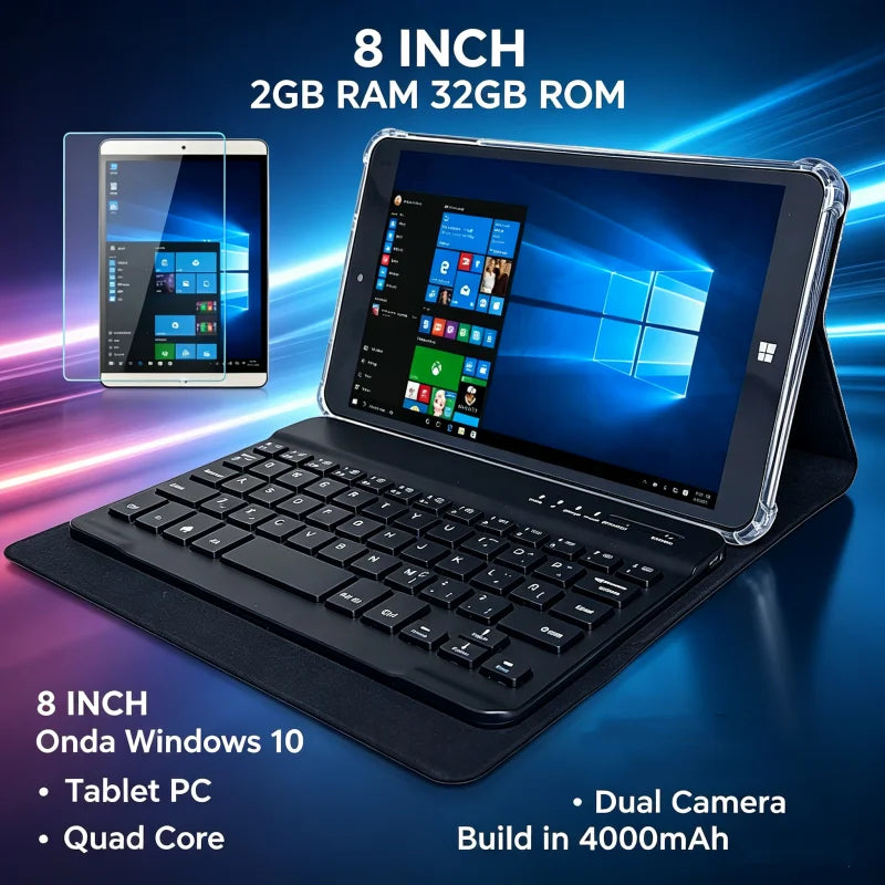 8 INCH 8GB RAM 128GB ROM AR2 Windows 10 Tablet 1280*800  IPS Screen Z8300 1.33GHz  Quad Core Intel HD Graphic Dual Cameras