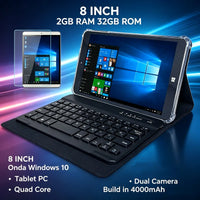 8 INCH 8GB RAM 128GB ROM AR2 Windows 10 Tablet 1280*800  IPS Screen Z8300 1.33GHz  Quad Core Intel HD Graphic Dual Cameras