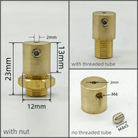 2 Pieces High Quality Brass Material Cable Grips Copper Cord Metal Grips Wire Lock Brass Strain Reliefs DIY Lighting Parts