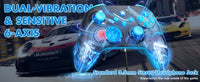 Controller For XBox One/Series S/X/PC Console Wireless Controllers Dual Vibration Hall Effect 6-Axis Gyro FUNC W/ RGB Gamepad