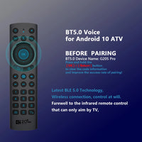 G20S PRO BT Air Mouse Backlit Light 2.4G Wireless Gyroscope Smart Remote Control With Voice IR Learning for Android TV Box