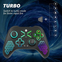 Xbox Series X|S, One, Windows 10/11 Compatible Wireless Controller with Hall Trigger, Turbo, Macro, Audio Jack, 2.4GHz Adapter